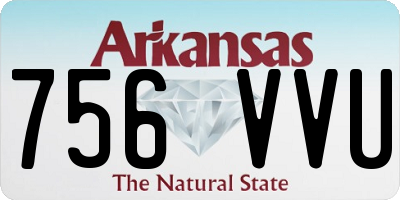 AR license plate 756VVU