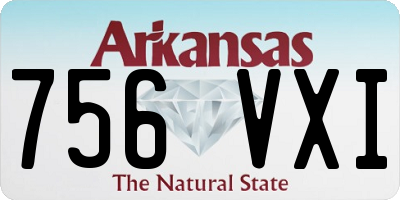AR license plate 756VXI