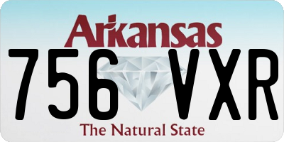 AR license plate 756VXR