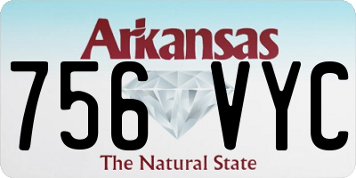 AR license plate 756VYC