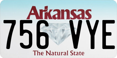 AR license plate 756VYE