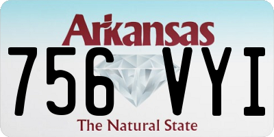 AR license plate 756VYI