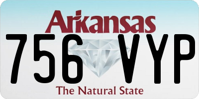 AR license plate 756VYP