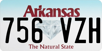 AR license plate 756VZH