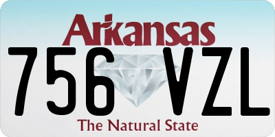 AR license plate 756VZL