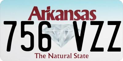 AR license plate 756VZZ