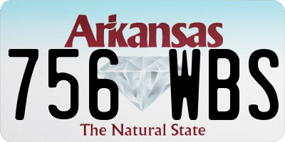 AR license plate 756WBS