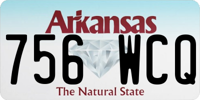 AR license plate 756WCQ