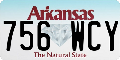 AR license plate 756WCY