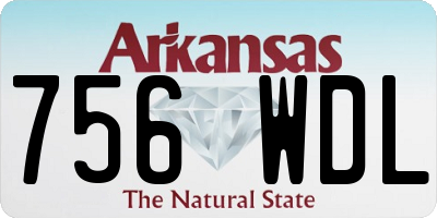 AR license plate 756WDL