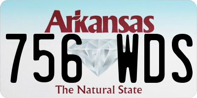 AR license plate 756WDS