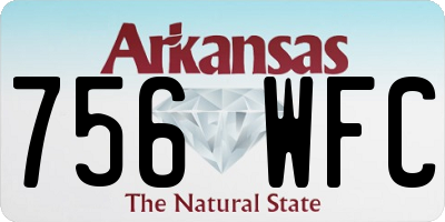 AR license plate 756WFC