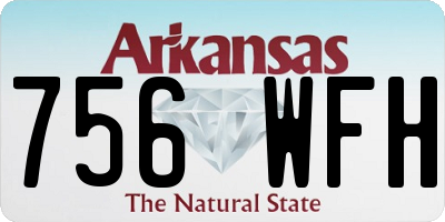 AR license plate 756WFH
