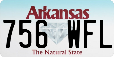AR license plate 756WFL