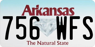 AR license plate 756WFS