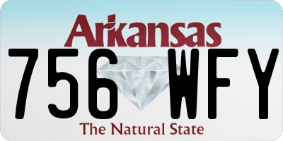 AR license plate 756WFY
