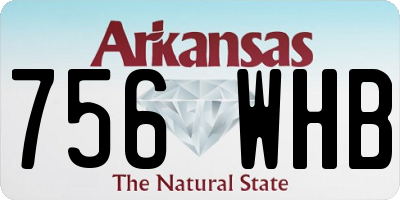 AR license plate 756WHB