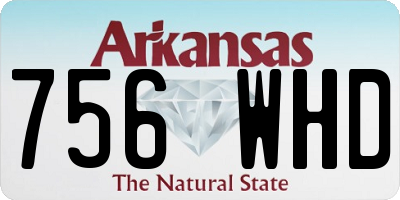 AR license plate 756WHD