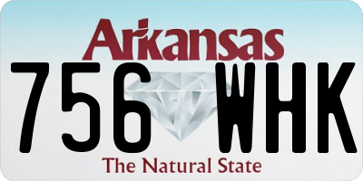 AR license plate 756WHK