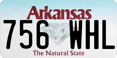 AR license plate 756WHL