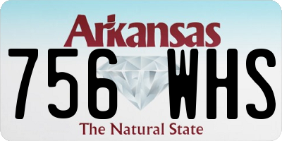 AR license plate 756WHS