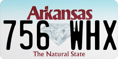 AR license plate 756WHX