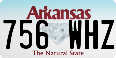 AR license plate 756WHZ