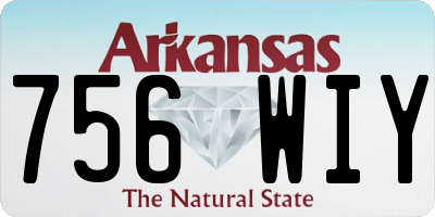 AR license plate 756WIY