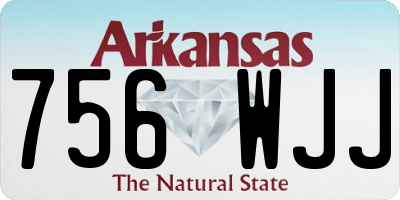 AR license plate 756WJJ
