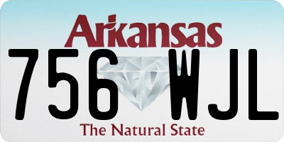 AR license plate 756WJL
