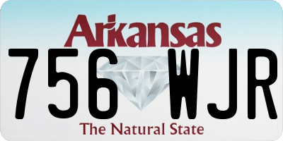 AR license plate 756WJR