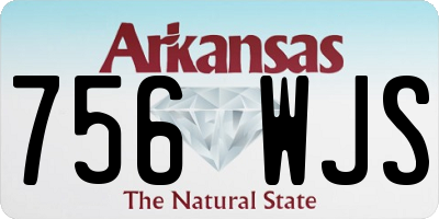 AR license plate 756WJS