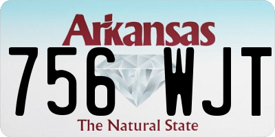 AR license plate 756WJT