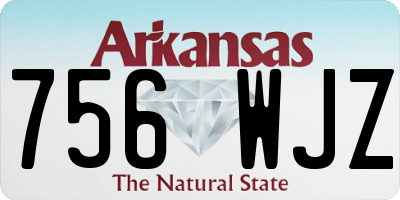 AR license plate 756WJZ
