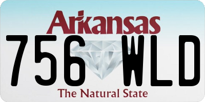 AR license plate 756WLD