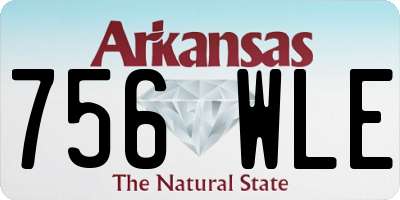 AR license plate 756WLE