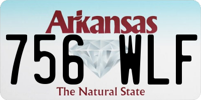 AR license plate 756WLF