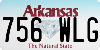 AR license plate 756WLG
