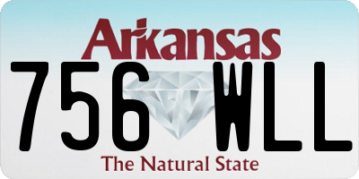 AR license plate 756WLL