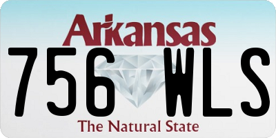 AR license plate 756WLS