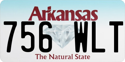 AR license plate 756WLT