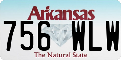 AR license plate 756WLW