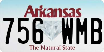 AR license plate 756WMB