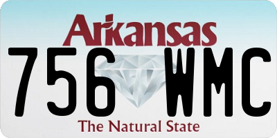 AR license plate 756WMC