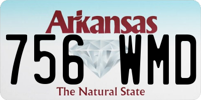 AR license plate 756WMD