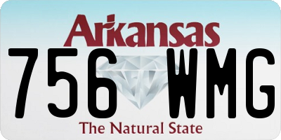AR license plate 756WMG
