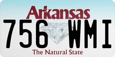 AR license plate 756WMI