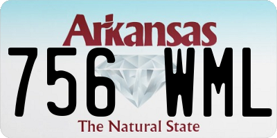 AR license plate 756WML