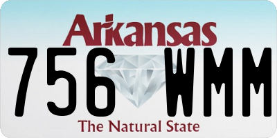 AR license plate 756WMM