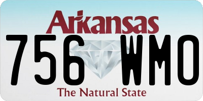 AR license plate 756WMO